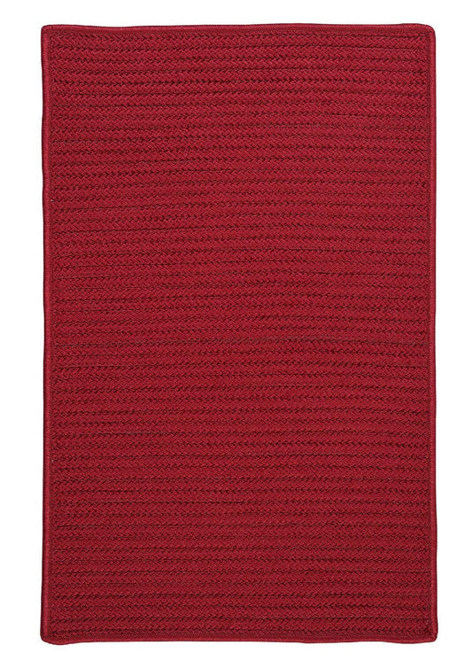 Colonial Mills Simply Home Solid H578 Sangria / Red Solid Color Area Rug