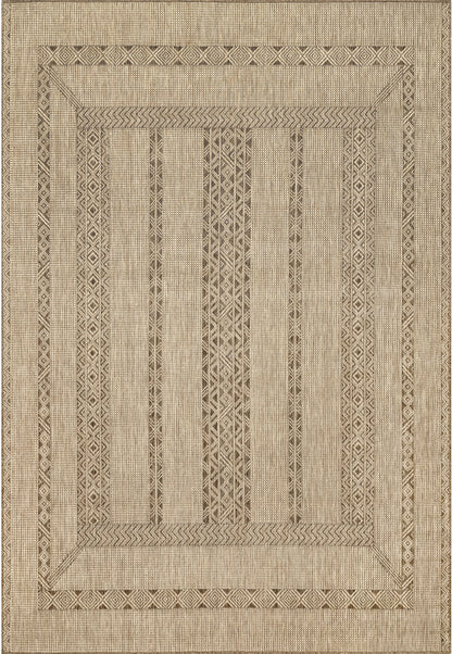 Nuloom Marcie Bohemian Borderd Nma1819A Beige Area Rug