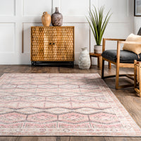 AreaRugs.com Wavaj Nwa1226A Peach Area Rug