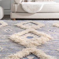 Nuloom Savannah Moroccan Nsa3319C Blue Area Rug