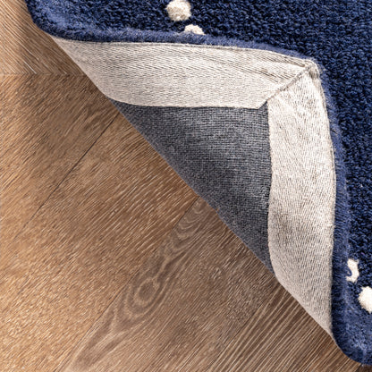 Nuloom Elvia Nel2746H Navy Area Rug