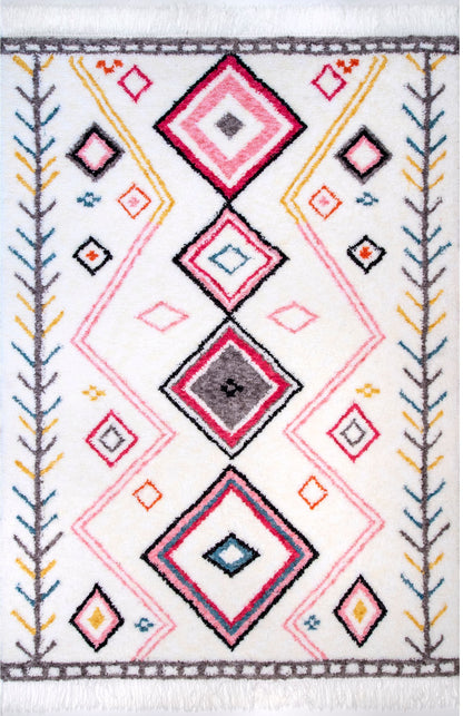 Nuloom Paloma Tribal Npa2032A Pink Multi Area Rug