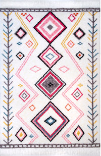 Nuloom Paloma Tribal Npa2032A Pink Multi Area Rug