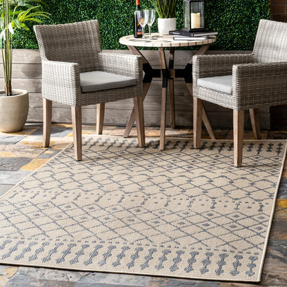 Nuloom Reina Trellis Nre2848A Light Gray Area Rug