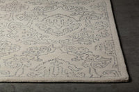 Chandra Hailee Hai-49601 Ivory / Grey Damask Area Rug