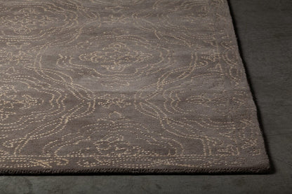 Chandra Hailee Hai-49602 Grey / Gold Damask Area Rug