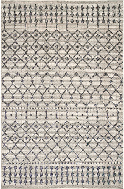 Nuloom Reina Trellis Nre2848A Light Gray Area Rug