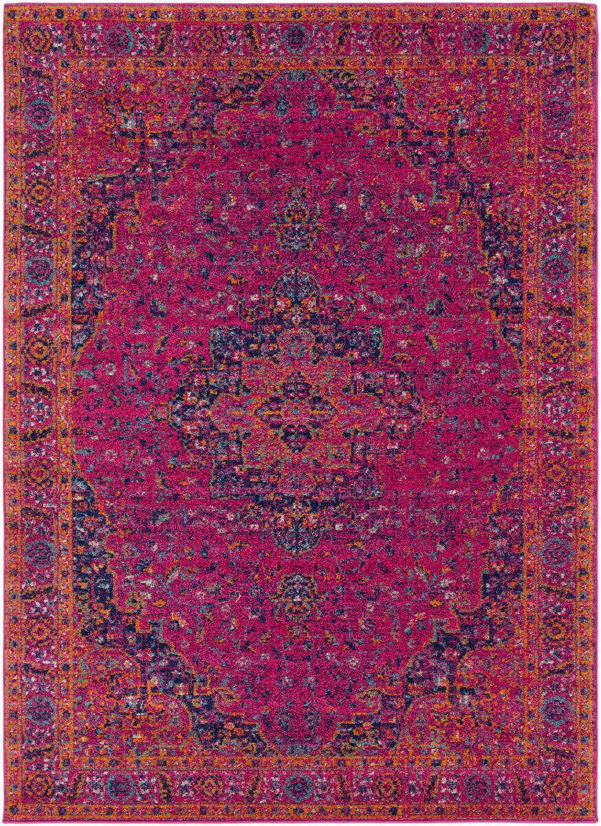 Surya Harput Hap-1008 Garnet, Burnt Orange, Teal Rugs.