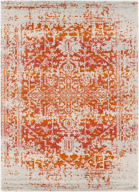 Surya Harput Hap-1019 Burnt Orange, Light Gray, Garnet Rugs.