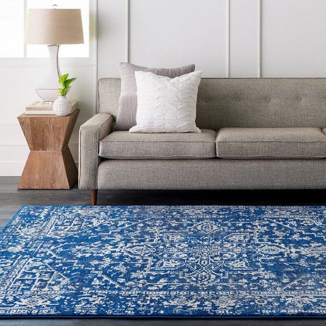 Surya Harput Hap-1022 Dark Blue, Teal, Black, Beige Rugs.