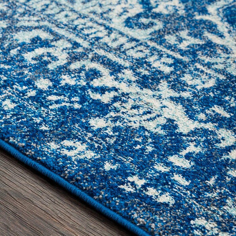 Surya Harput Hap-1022 Dark Blue, Teal, Black, Beige Rugs.