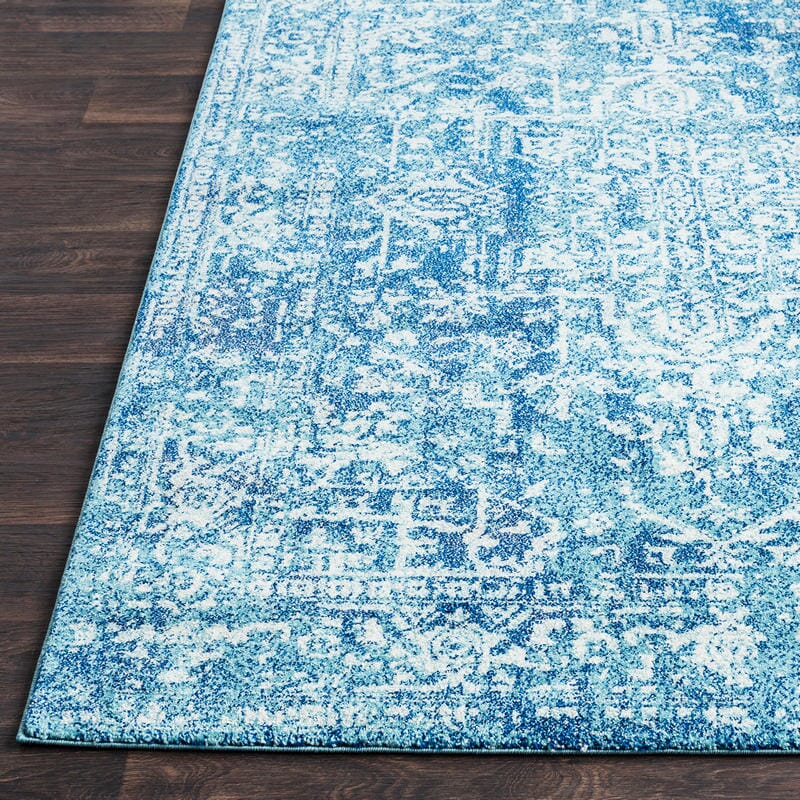 Surya Harput Hap-1023 Teal, Dark Blue, Beige Vintage / Distressed Area Rug