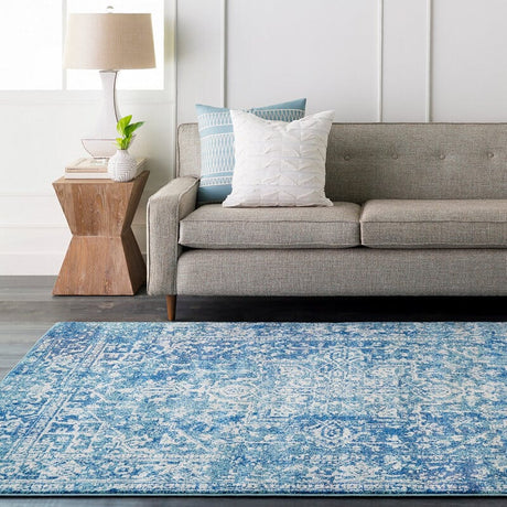 Surya Harput Hap-1023 Teal, Dark Blue, Beige Rugs.