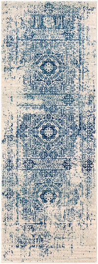 Surya Harput Hap-1025 Dark Blue, Light Gray, Beige Vintage / Distressed Area Rug