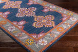 Surya Harput Hap-1037 Dark Blue, Medium Gray, Light Gray Rugs.