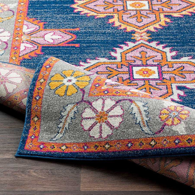 Surya Harput Hap-1037 Dark Blue, Medium Gray, Light Gray Rugs.