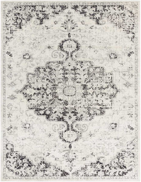 Surya Harput Hap-1061 Beige, Light Gray, Charcoal, Black Rugs.