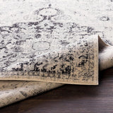 Surya Harput Hap-1061 Beige, Light Gray, Charcoal, Black Rugs.