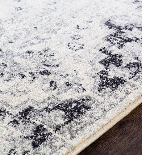 Surya Harput Hap-1061 Beige, Light Gray, Charcoal, Black Rugs.
