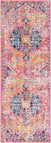 Surya Harput Hap-1062 White, Saffron, Teal, Burnt Orange Vintage / Distressed Area Rug