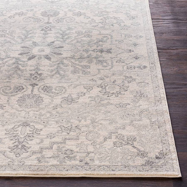 Surya Harput Hap-1062 White, Saffron, Teal, Burnt Orange Rugs.