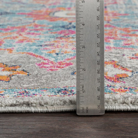 Surya Harput Hap-1063 Beige, Saffron, Light Gray, Teal Rugs.