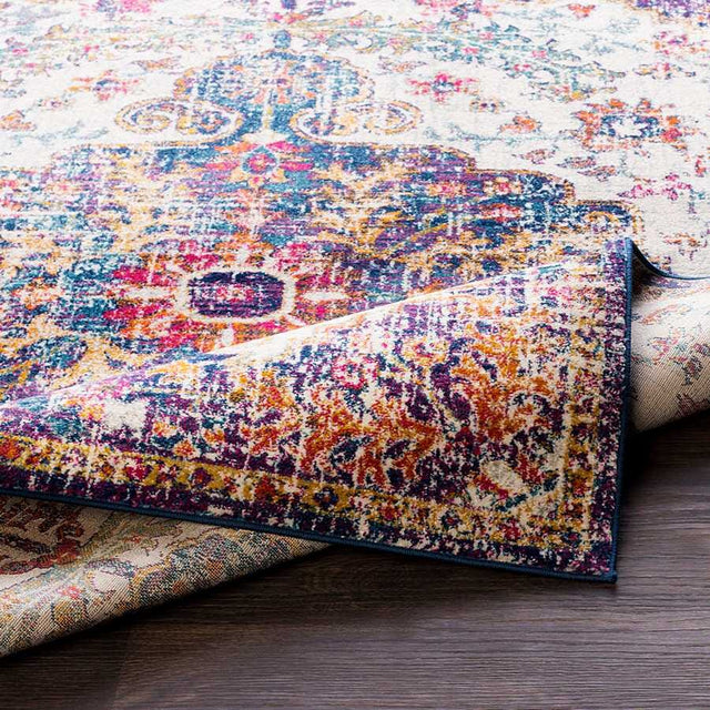 Surya Harput Hap-1064 Beige, Saffron, Light Gray, Teal Rugs.