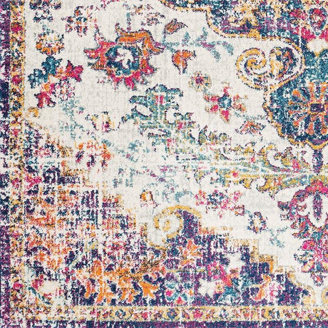 Surya Harput Hap-1064 Beige, Saffron, Light Gray, Teal Rugs.