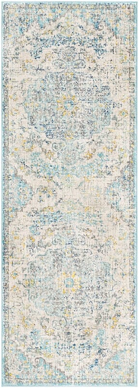 Surya Harput Hap-1065 Beige, Saffron, Light Gray, Teal Vintage / Distressed Area Rug