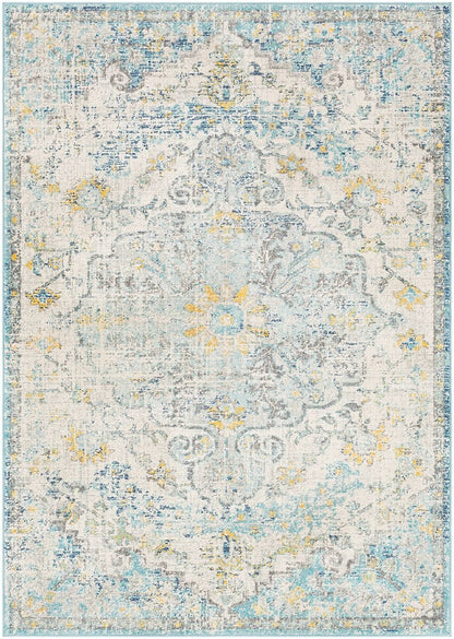 Surya Harput Hap-1065 Beige, Saffron, Light Gray, Teal Vintage / Distressed Area Rug