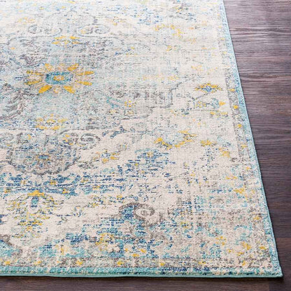 Surya Harput Hap-1065 Beige, Saffron, Light Gray, Teal Vintage / Distressed Area Rug