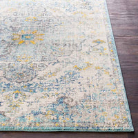 Surya Harput Hap-1065 Beige, Saffron, Light Gray, Teal Vintage / Distressed Area Rug