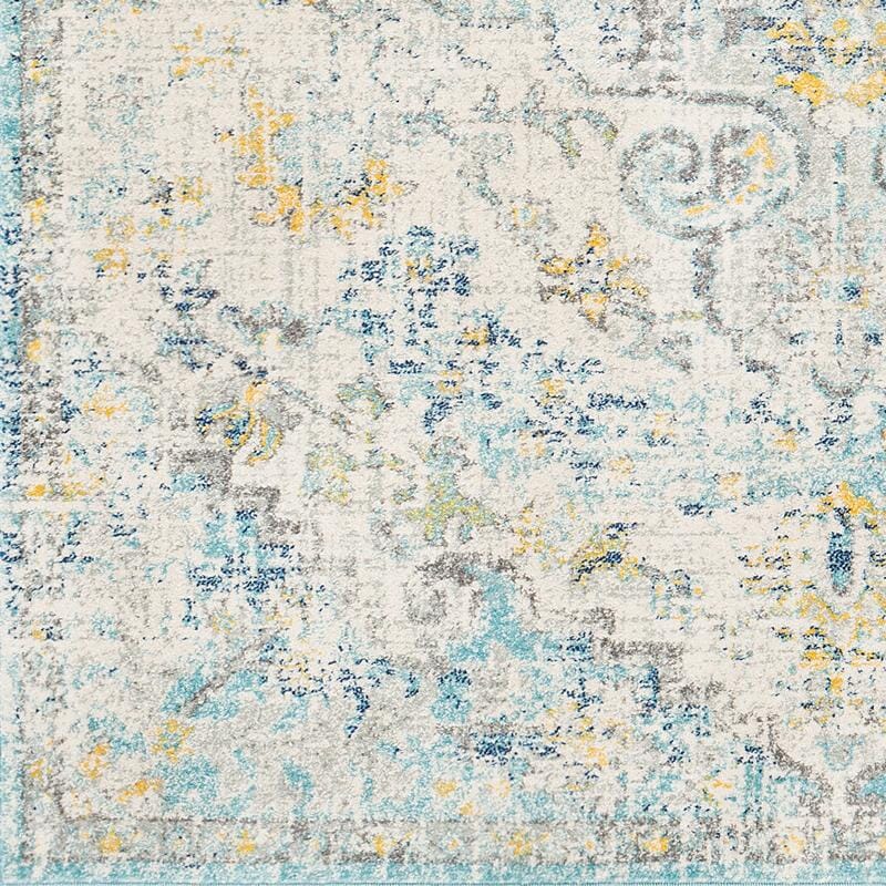 Surya Harput Hap-1065 Beige, Saffron, Light Gray, Teal Vintage / Distressed Area Rug