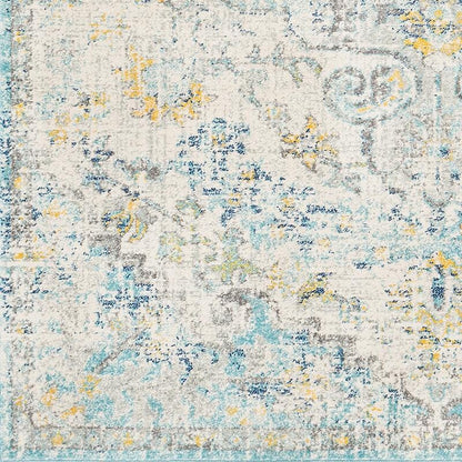 Surya Harput Hap-1065 Beige, Saffron, Light Gray, Teal Vintage / Distressed Area Rug