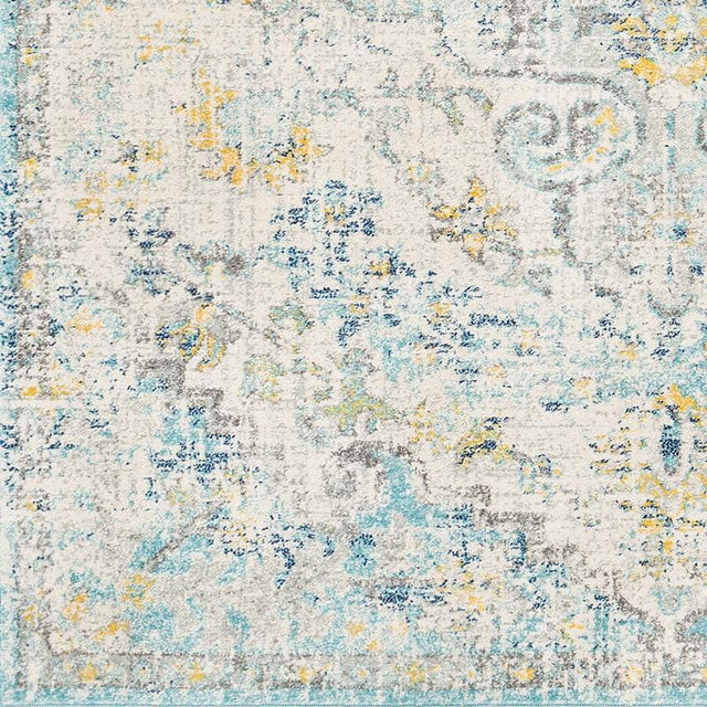 Surya Harput Hap-1065 Beige, Saffron, Light Gray, Teal Rugs.