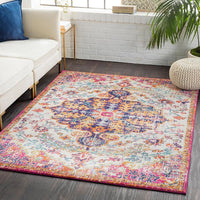 Surya Harput Hap-1066 Beige, Saffron, Light Gray, Teal Vintage / Distressed Area Rug