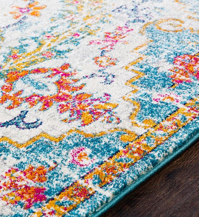 Surya Harput Hap-1067 Beige, Saffron, Light Gray, Teal Rugs.