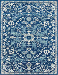 Surya Harput Hap-1068 Beige, Light Gray, Teal, Dark Blue Area Rug