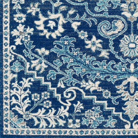 Surya Harput Hap-1068 Beige, Light Gray, Teal, Dark Blue Rugs.