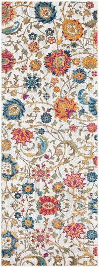 Surya Harput Hap-1074 Saffron, Teal, Light Gray, Beige Area Rug