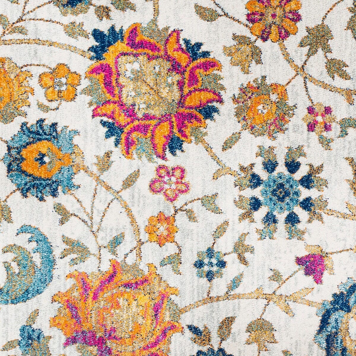 Surya Harput Hap-1074 Saffron, Teal, Light Gray, Beige Rugs.