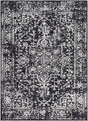 Surya Harput Hap-1087 Black, Charcoal, Light Gray, White Rugs.