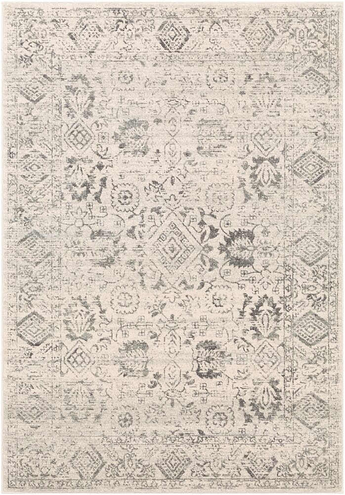 Surya Harput Hap-1091 Charcoal, Light Gray, White Vintage / Distressed Area Rug