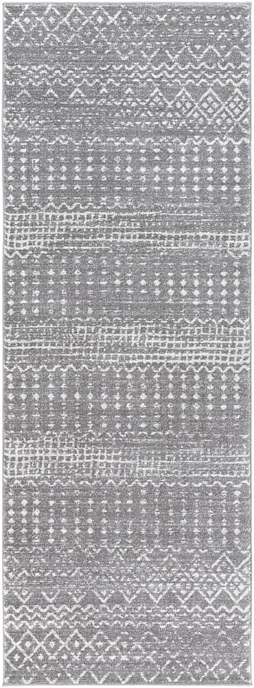 Surya Harput Hap-1096 Charcoal, Light Gray, White Moroccan Area Rug