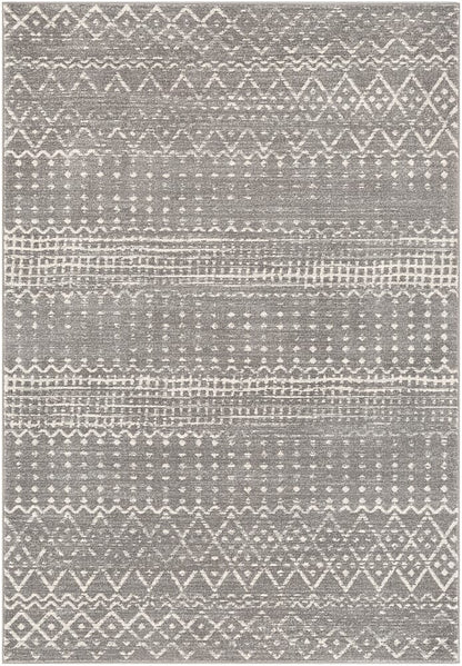 Surya Harput Hap-1096 Charcoal, Light Gray, White Moroccan Area Rug