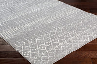 Surya Harput Hap-1096 Charcoal, Light Gray, White Moroccan Area Rug