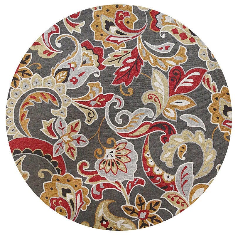 KAS Harbor 4213 Flora Taupe Floral / Country Area Rug