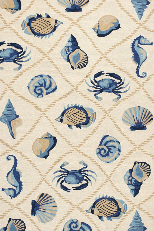 KAS Harbor 4217 Seaside Sand Coastal Area Rug