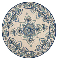 KAS Harbor 4238 Serafina Ivory / Blue Area Rug