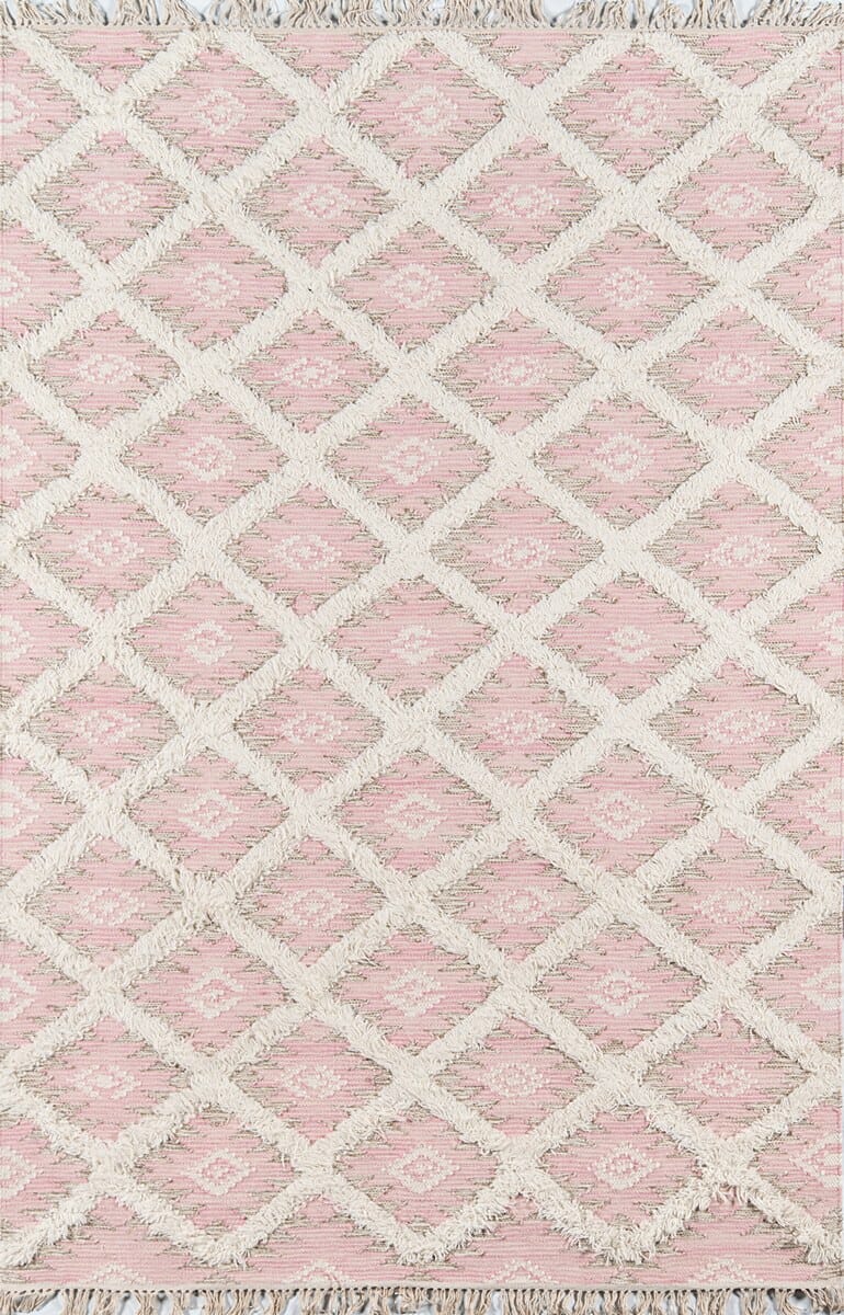 Momeni Harper Har-1 Pink Geometric Area Rug